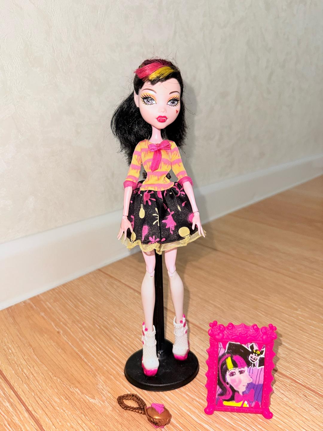 monster high Кукла monster high Draculaura из серий art class — фото 2