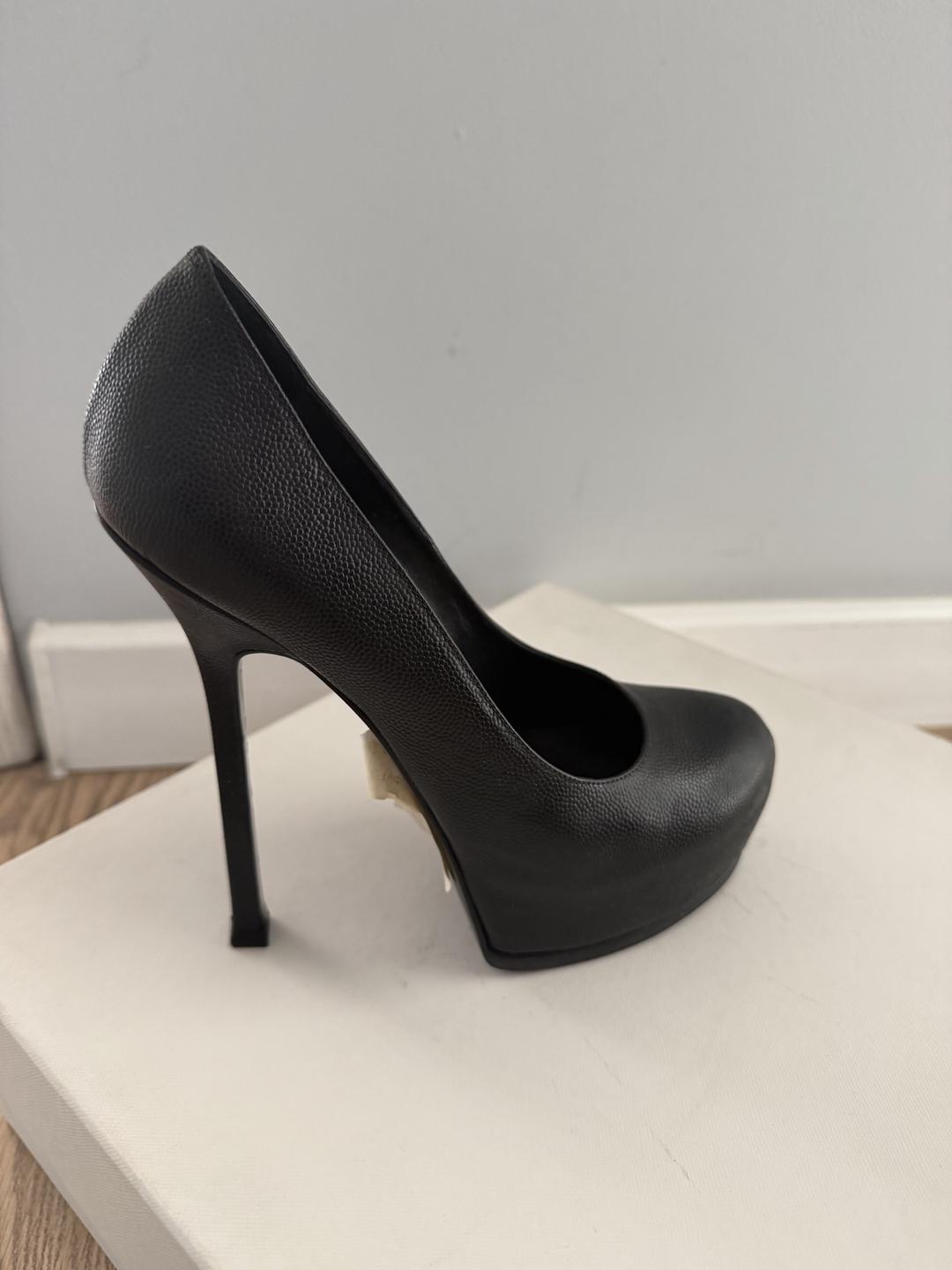 Yves Saint Laurent Черные туфли YSL — фото 2