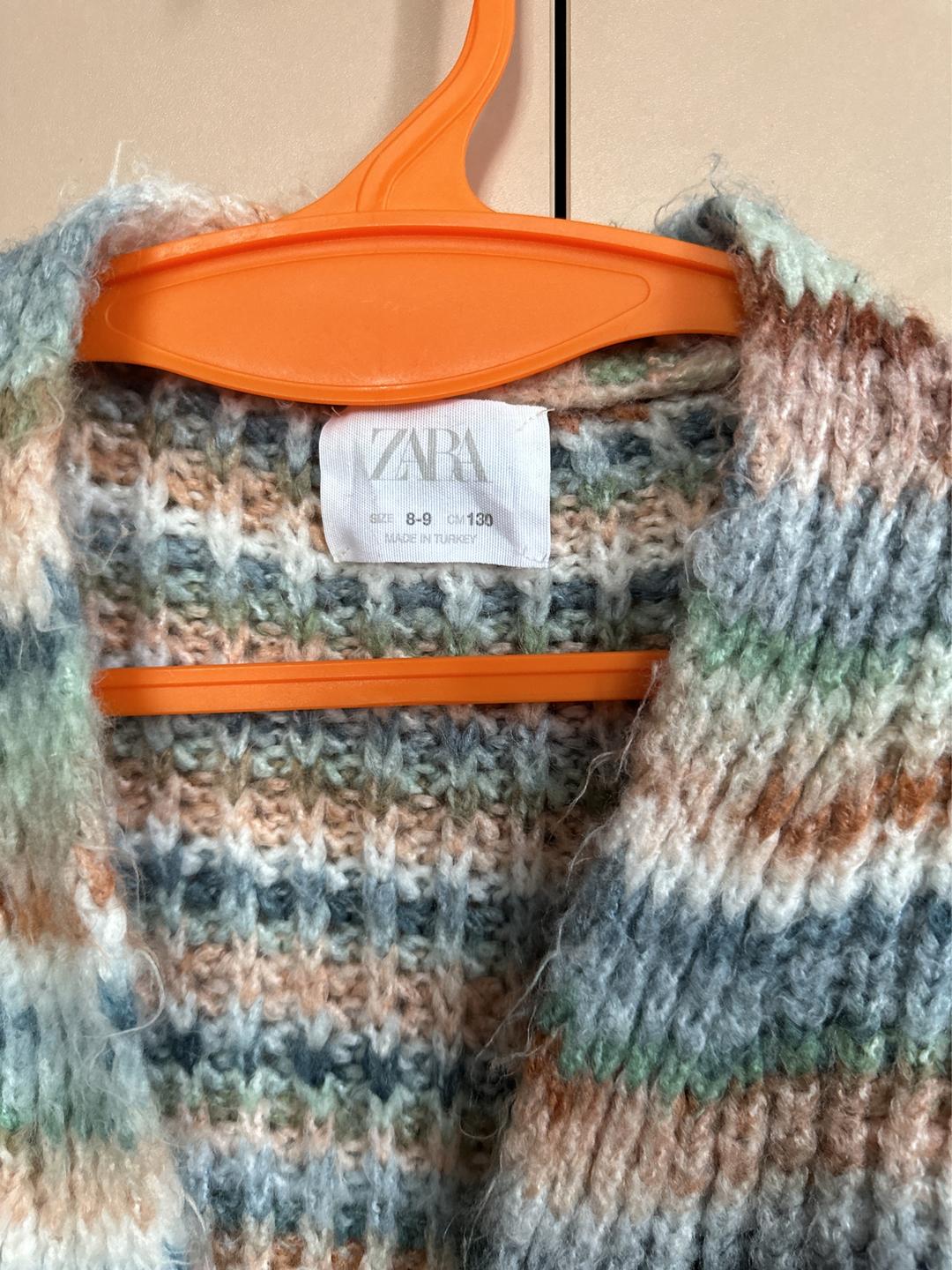 Zara Кардиган Zara в полоску для девочки 8-9 лет — фото 2