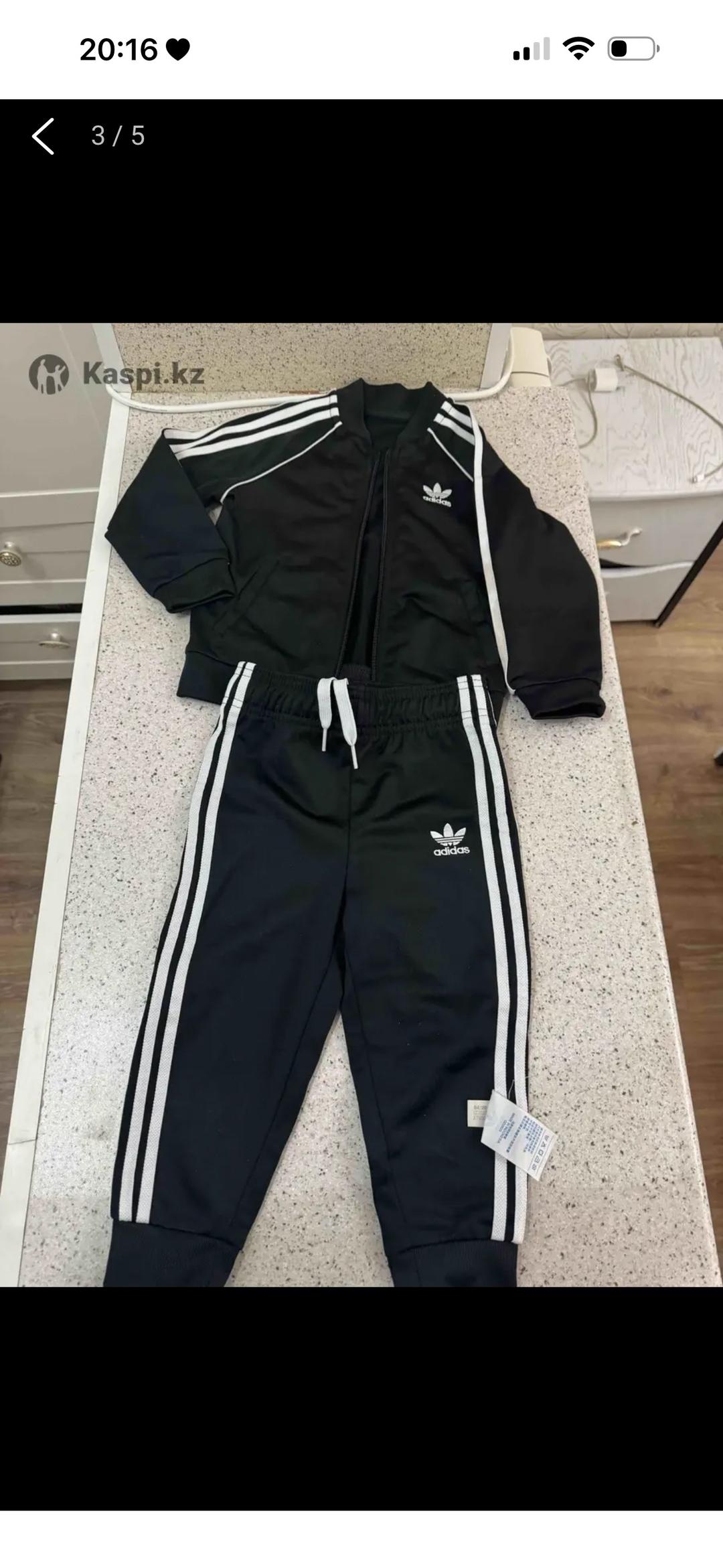Adidas Детский спортивный комплект, оригинальная продукция Adidas, размер 98. — фото 2