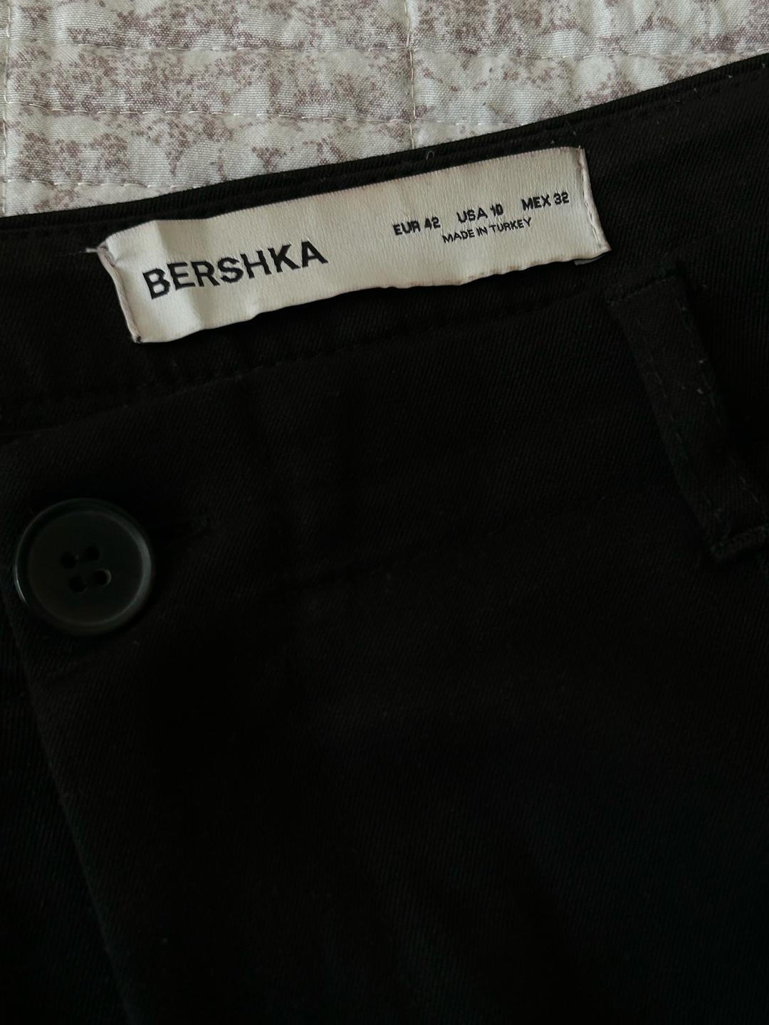 Bershka Классические брюки с широким кроем — фото 2