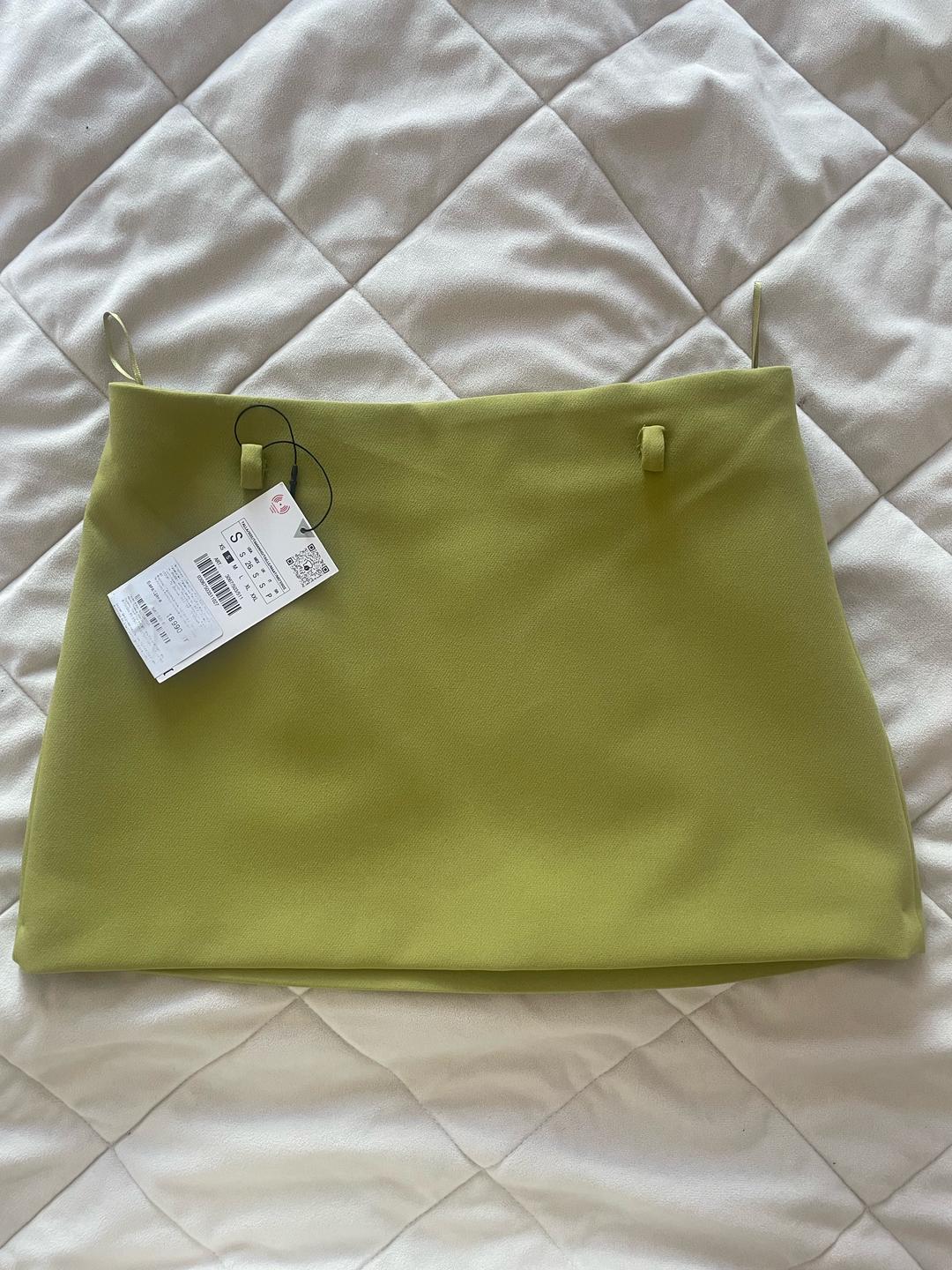 Zara Мини-юбка с поясом — фото 2