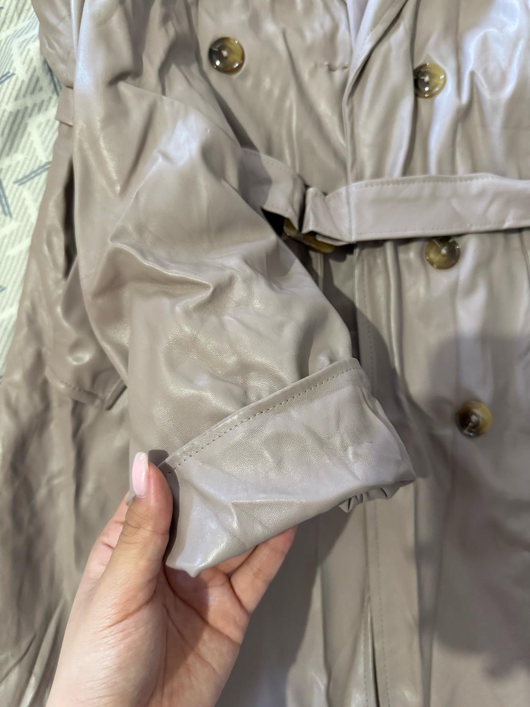 Zara Тренч из экокожи — фото 2