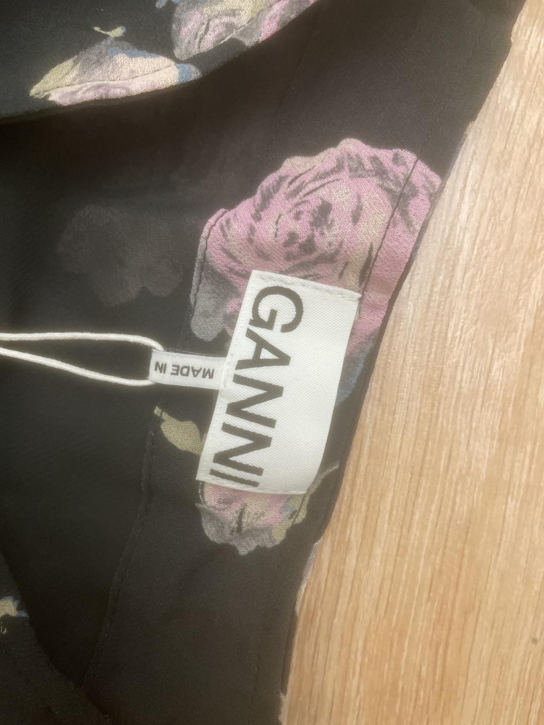 Ganni Юбка миди с цветочным принтом GANNI — фото 2
