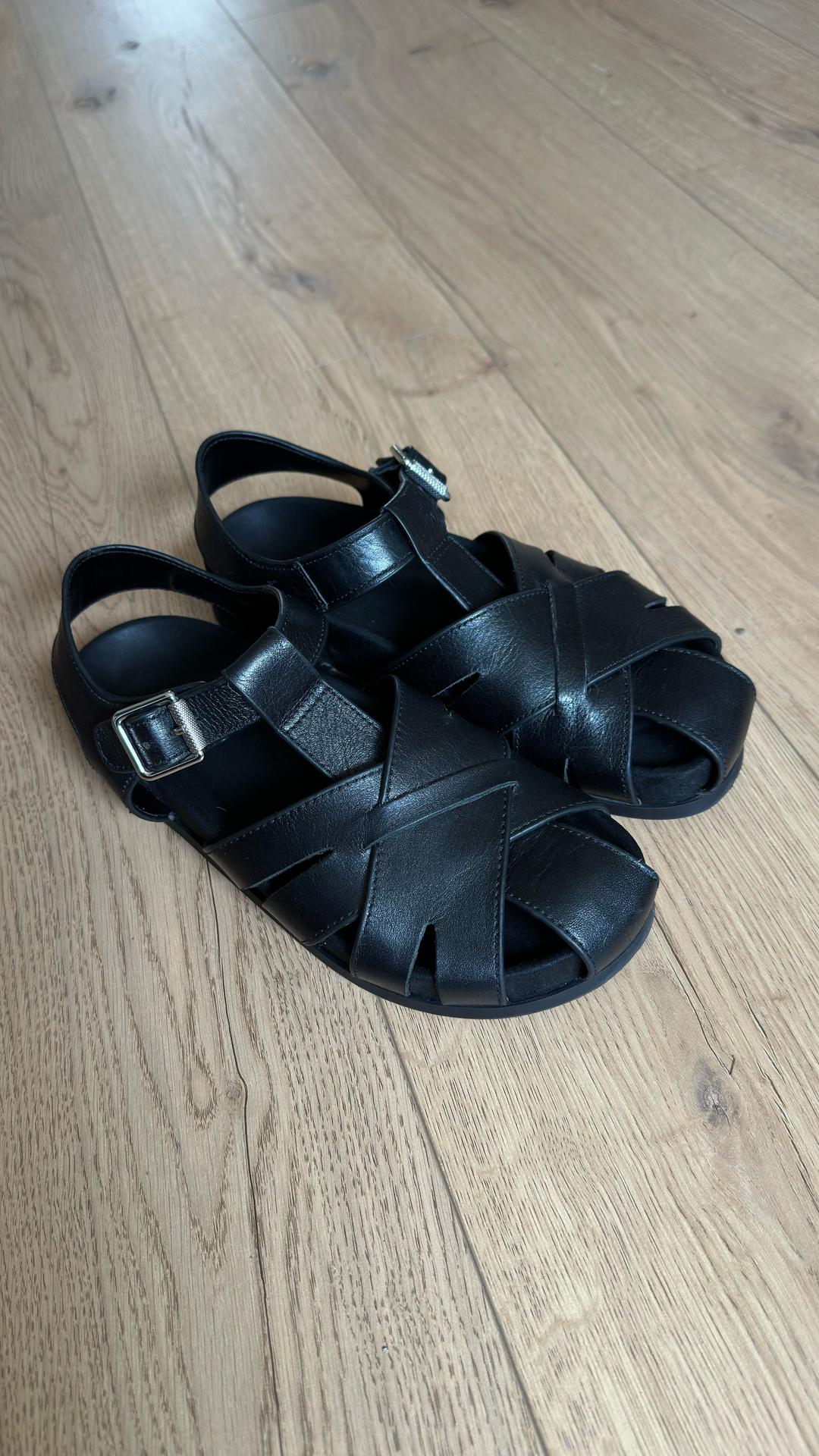 Zara Кожаные сандали Zara — фото 2