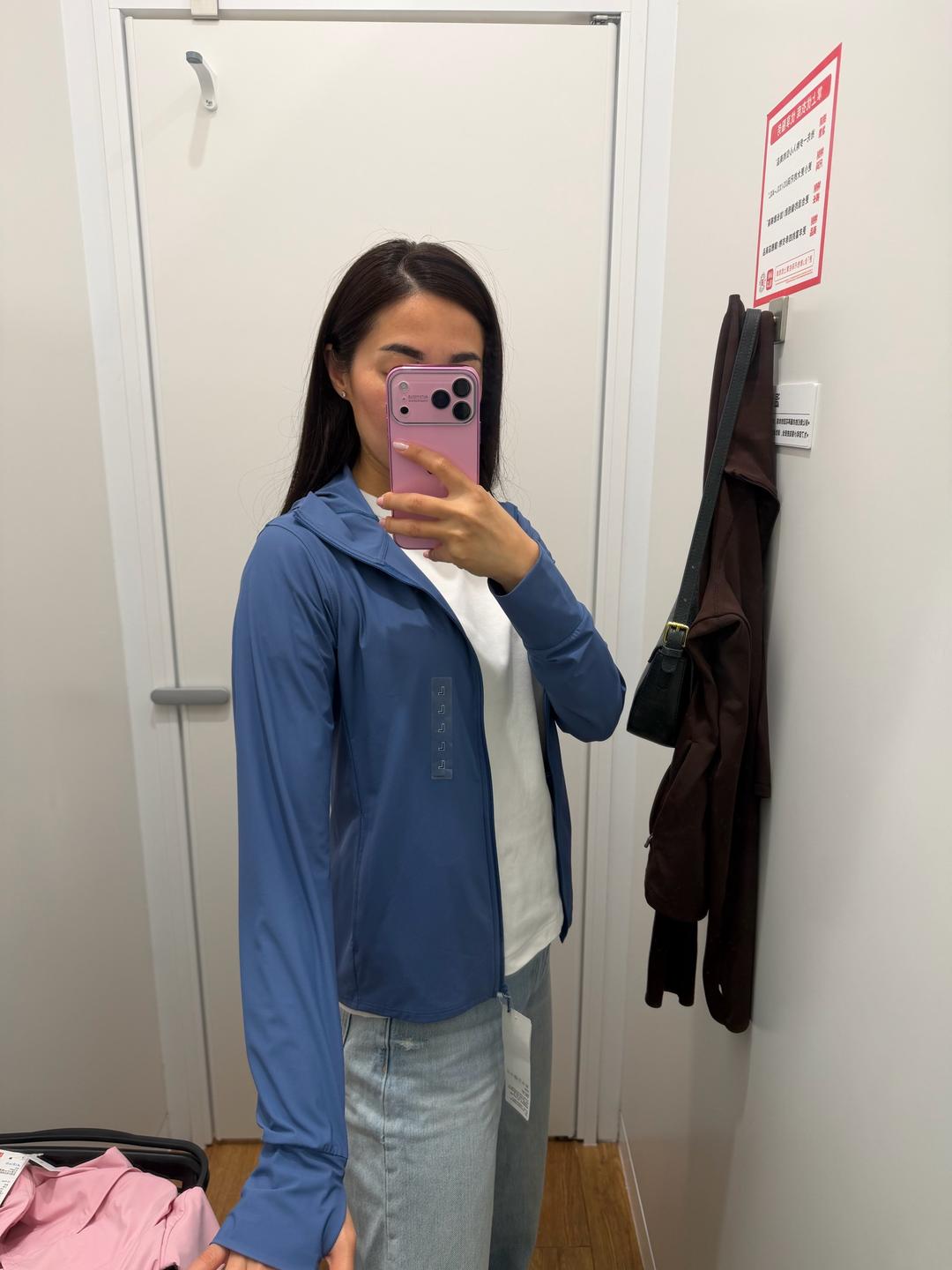 Uniqlo Спортивная ветровка на молнии с капюшоном — фото 2