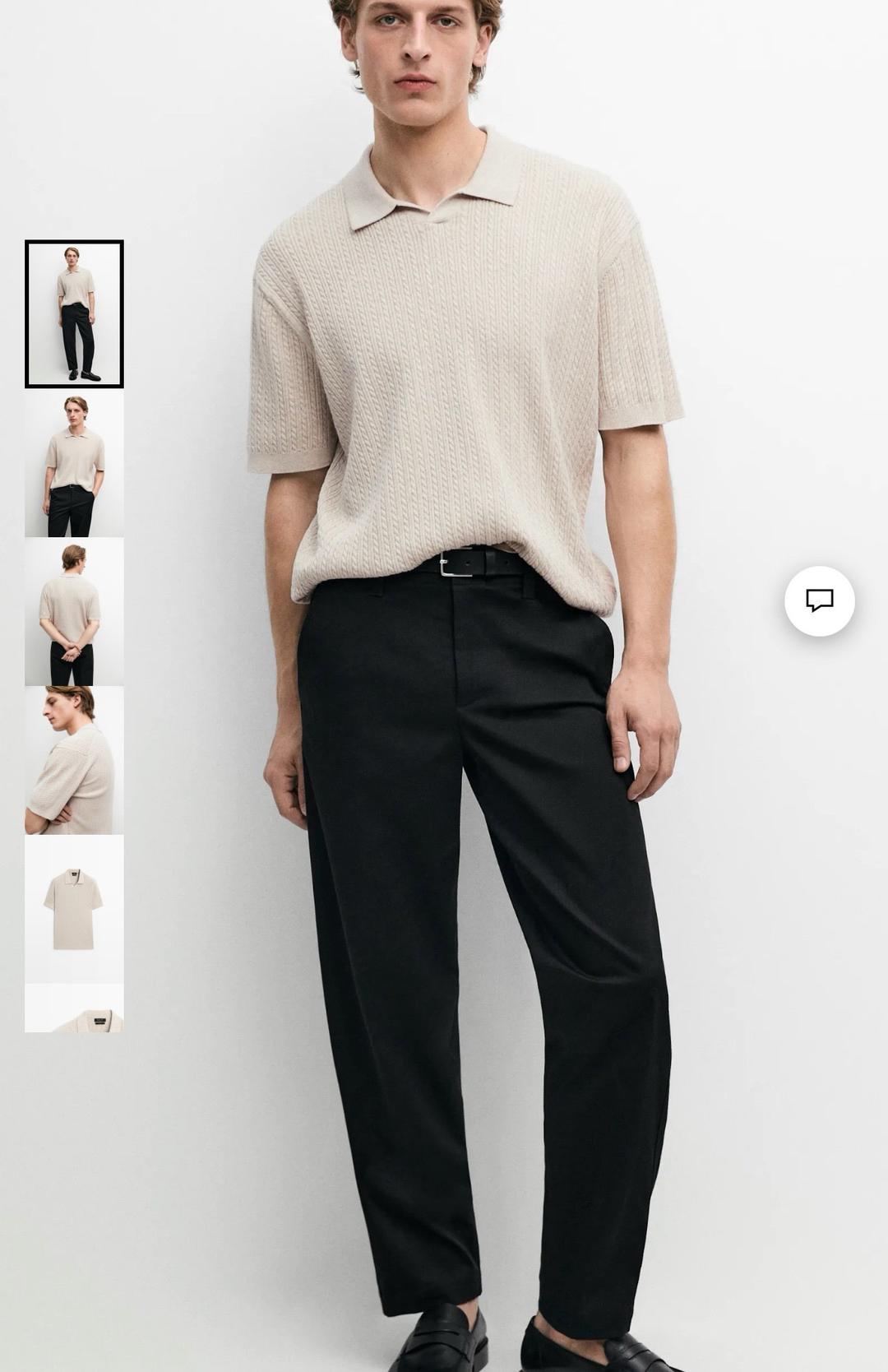 Massimo Dutti Massimo Dutti вязаное поло — фото 2