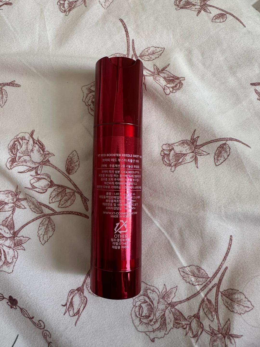 VT VT Cosmetics сыворотка Red Booster Reedle Shot 100 для лица, зоны декольте 50 мл — фото 2