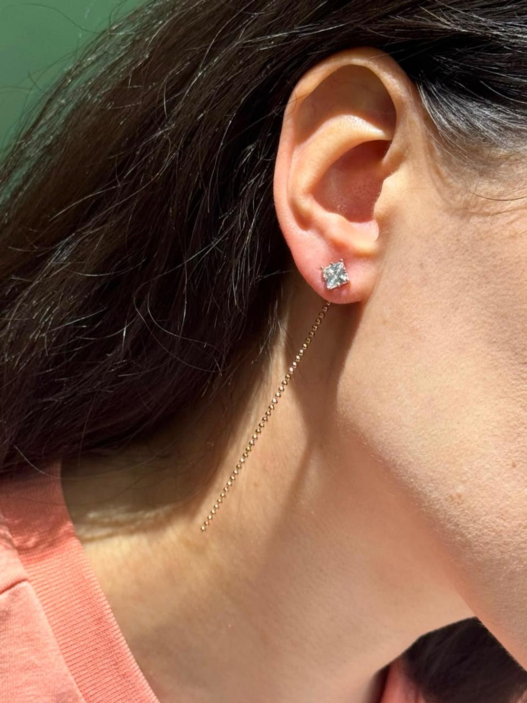 LOVCAT BIJOUX Серебро серьги Корея — фото 2