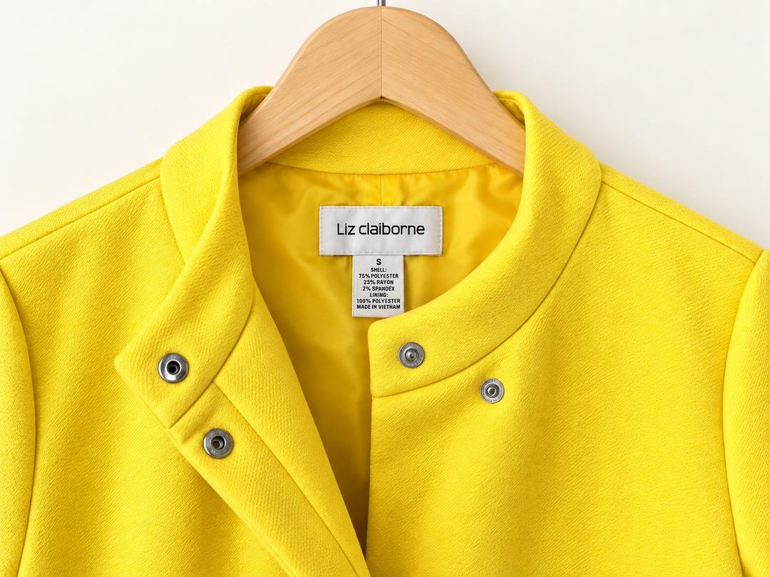 Liz Claiborne Яркое лимонно-желтое пальто / жакет Liz Claiborne 💛✨ — фото 2
