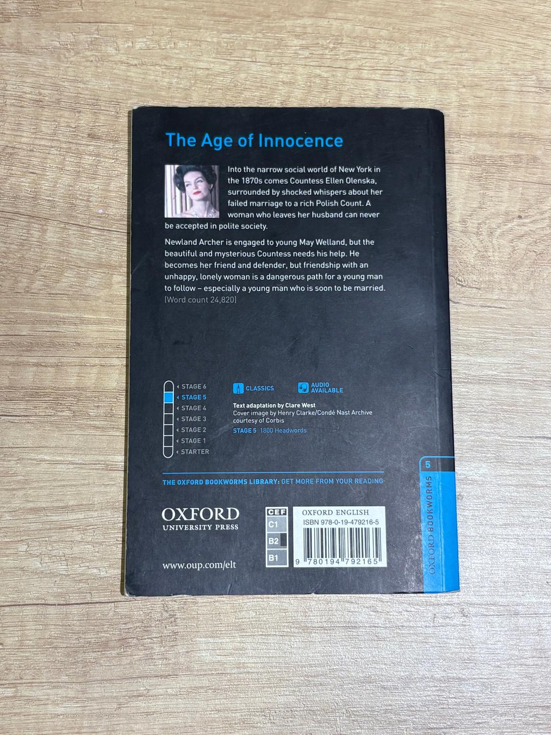 Эдит Уортон The Age of Innocence, книга на английском — фото 2