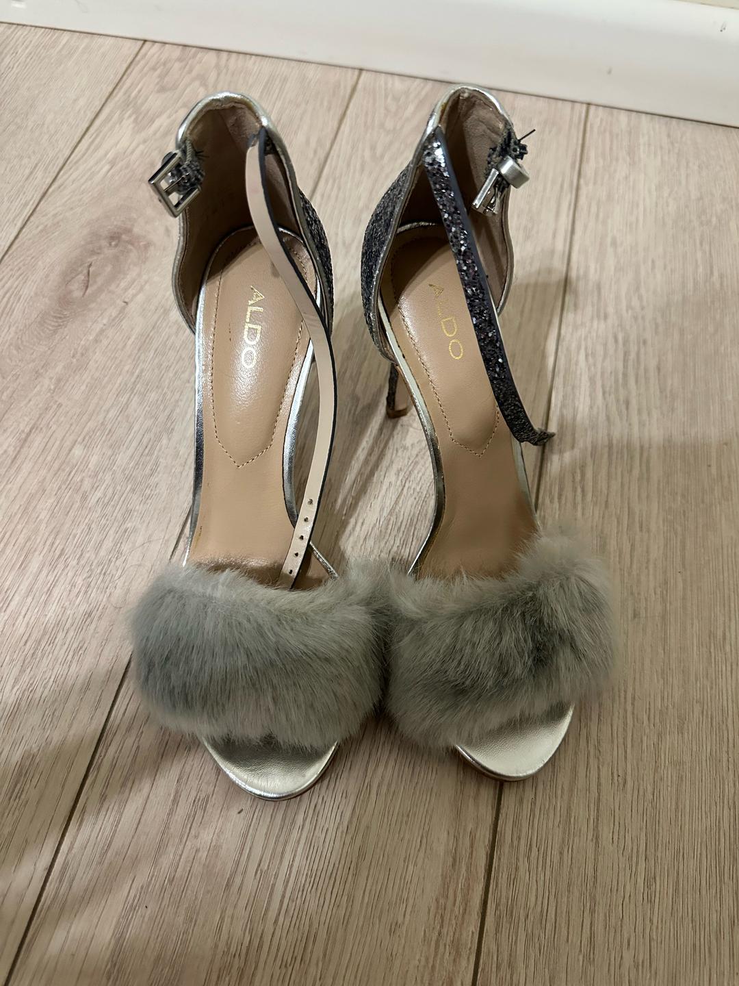 Aldo Босоножки ALDO серебряные — фото 2
