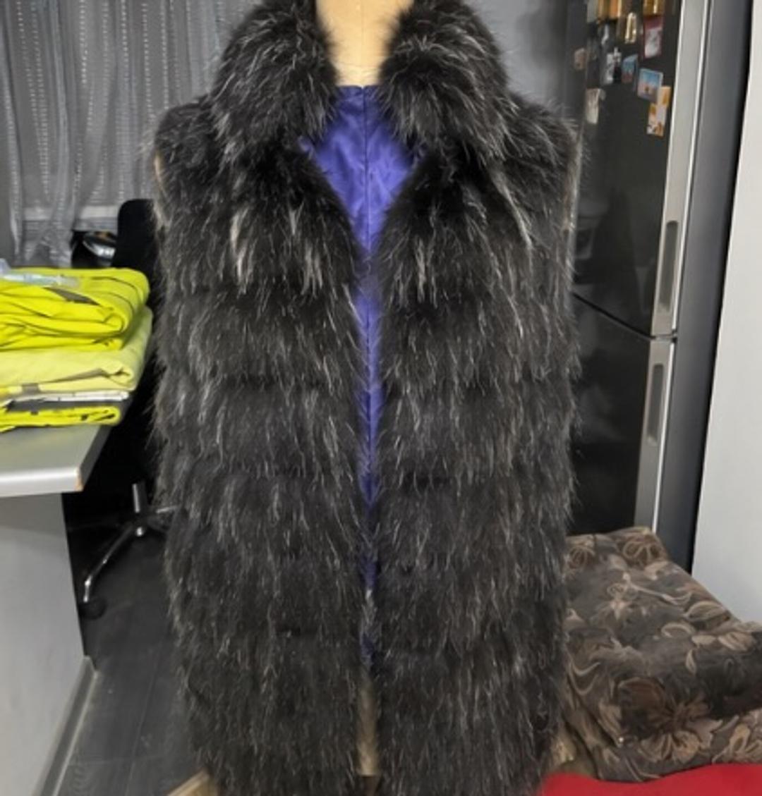 Funk since 1776 Меховой жилет FUNK since 1776, натуральный мех чернобурка — фото 2