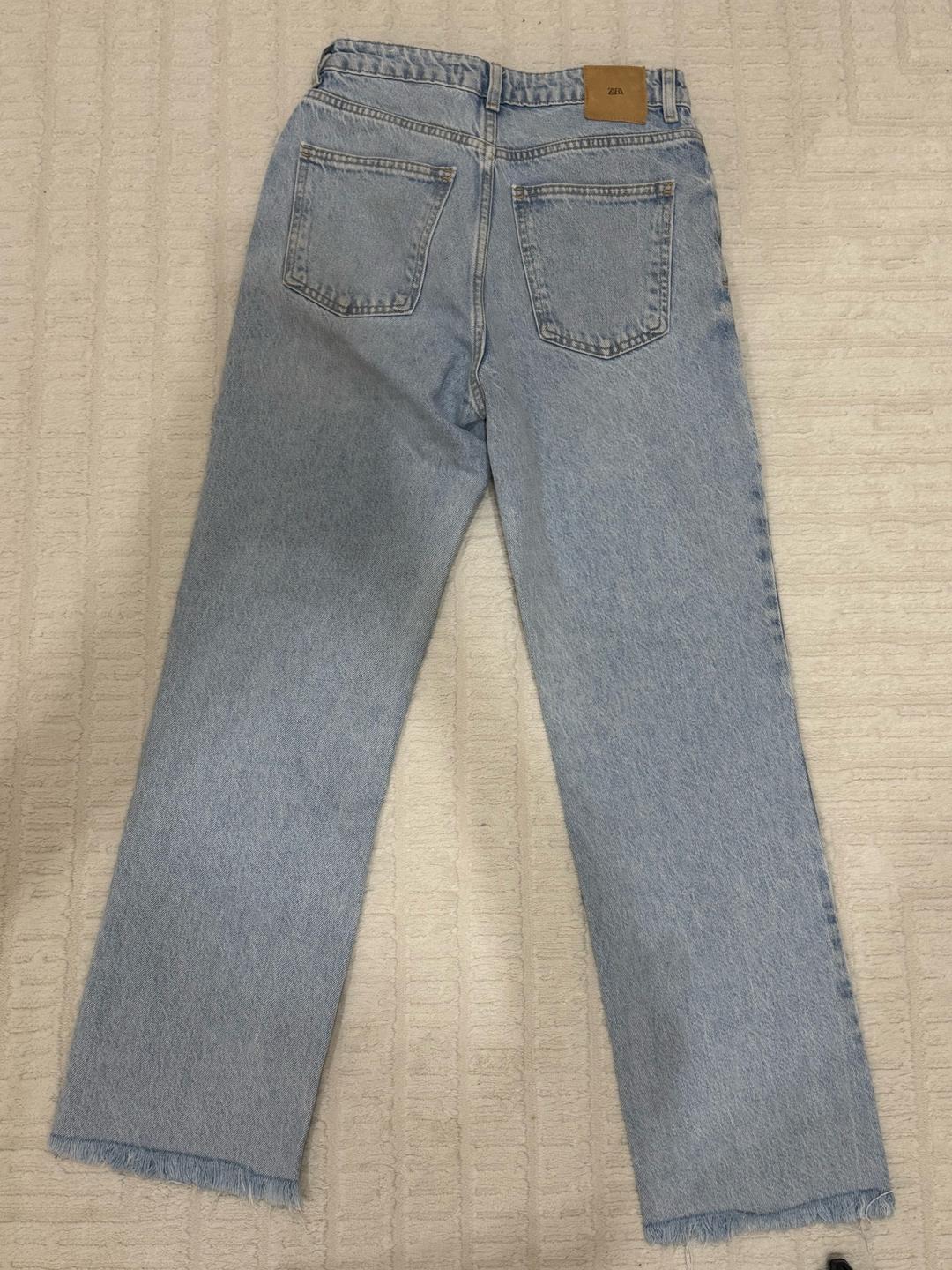 Zara Голубые джинсы Zara — фото 2