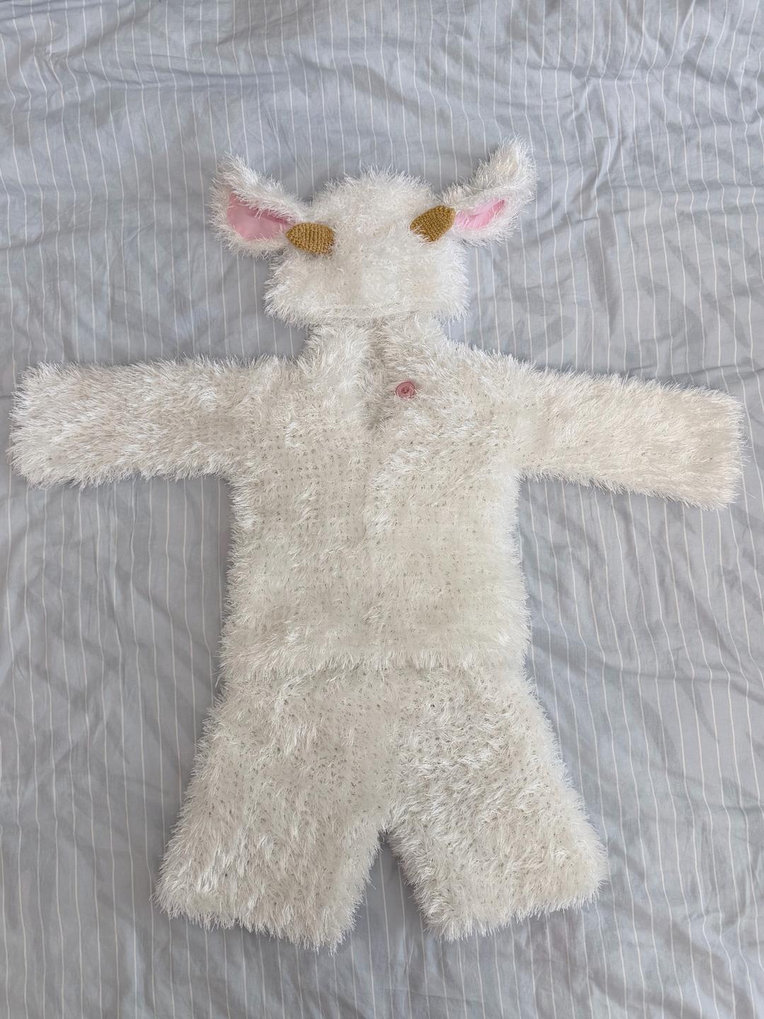 Handmade (ручная работа) Детский карнавальный костюм овечки — фото 2
