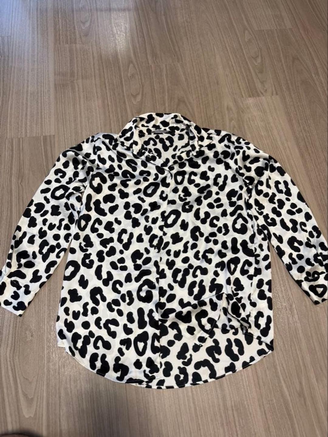 Zara Zara леопардовая рубашка — фото 2