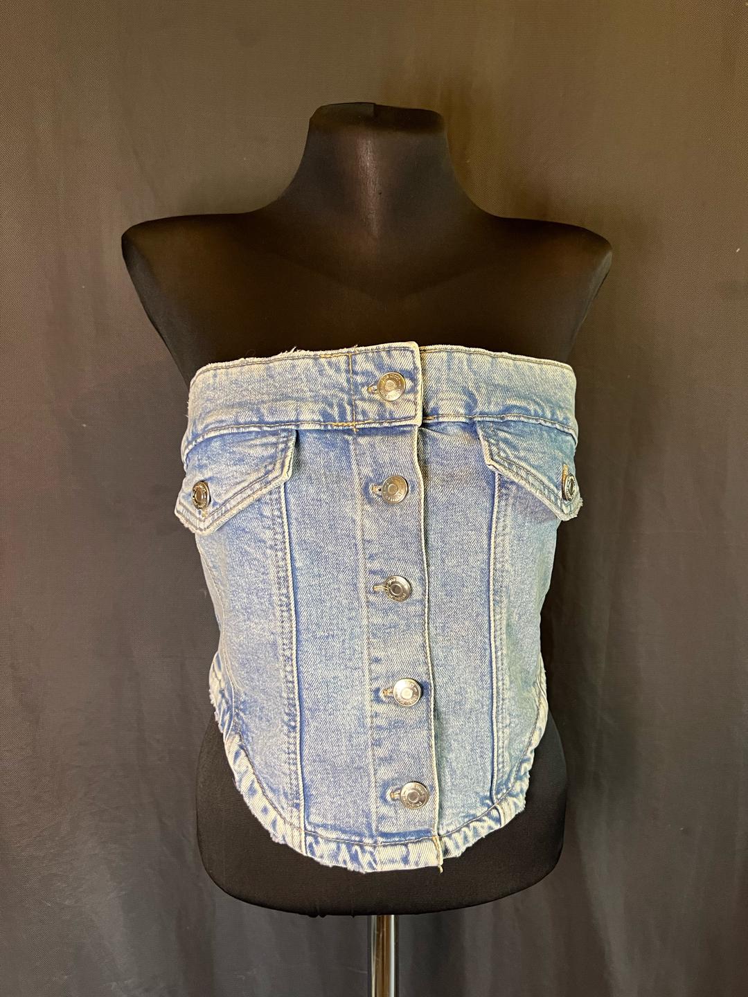 Perfect jeans Джинсовый корсет — фото 2