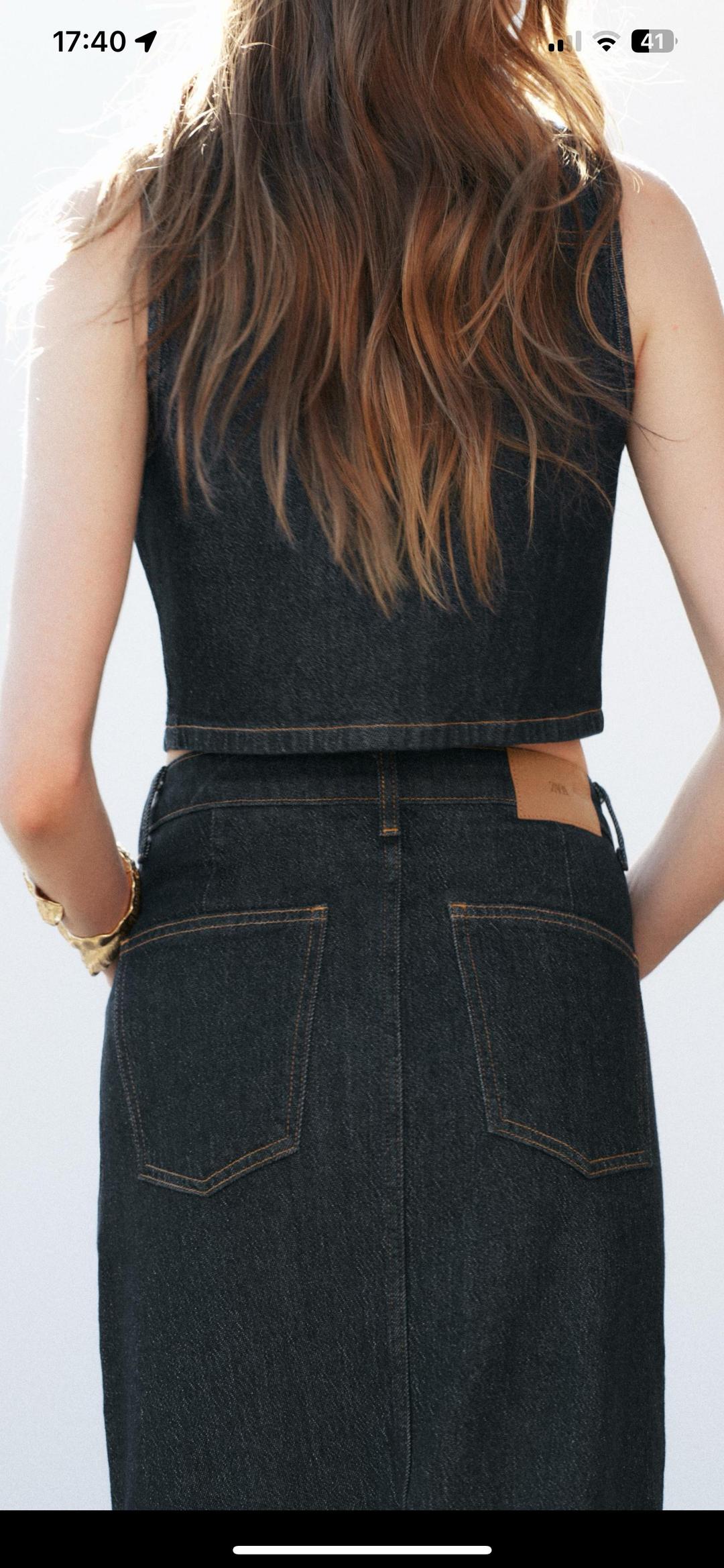 Zara Джинсовый Костюм Zara — фото 2
