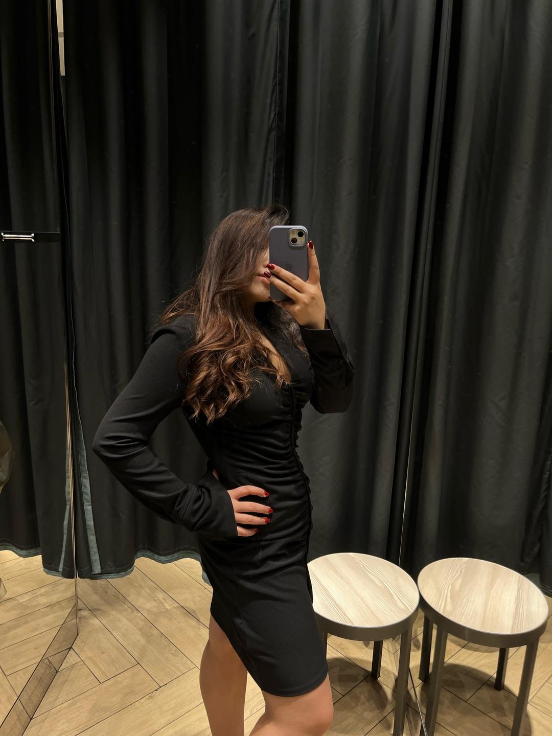 H&M черное платье h&m — фото 2
