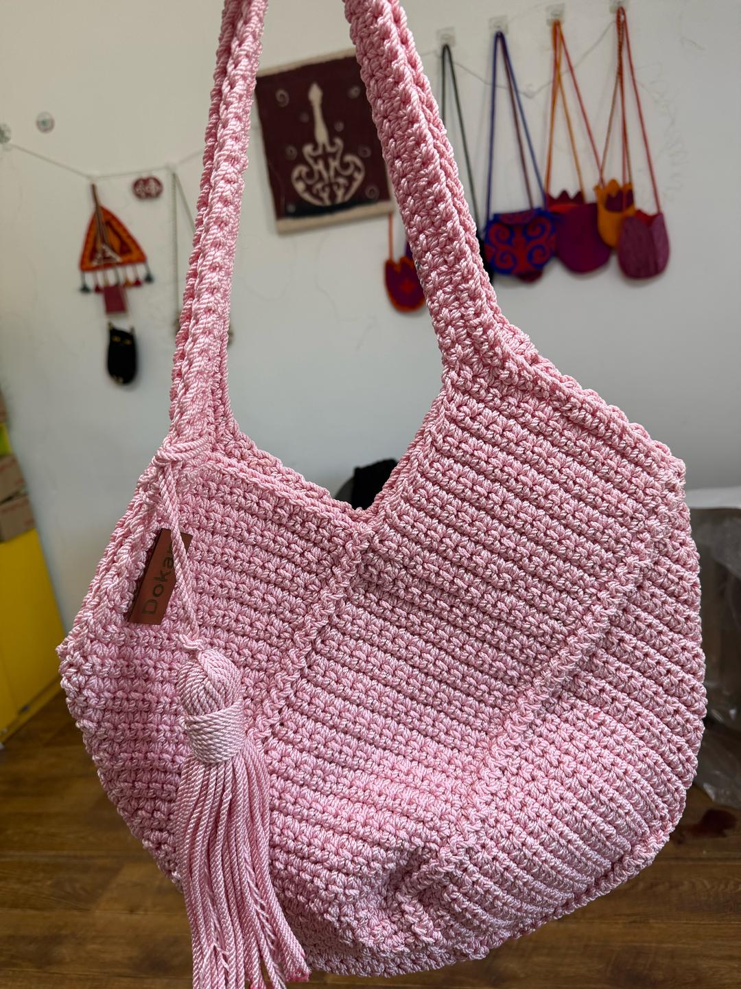 Handmade (ручная работа) Вязаная сумка — фото 2