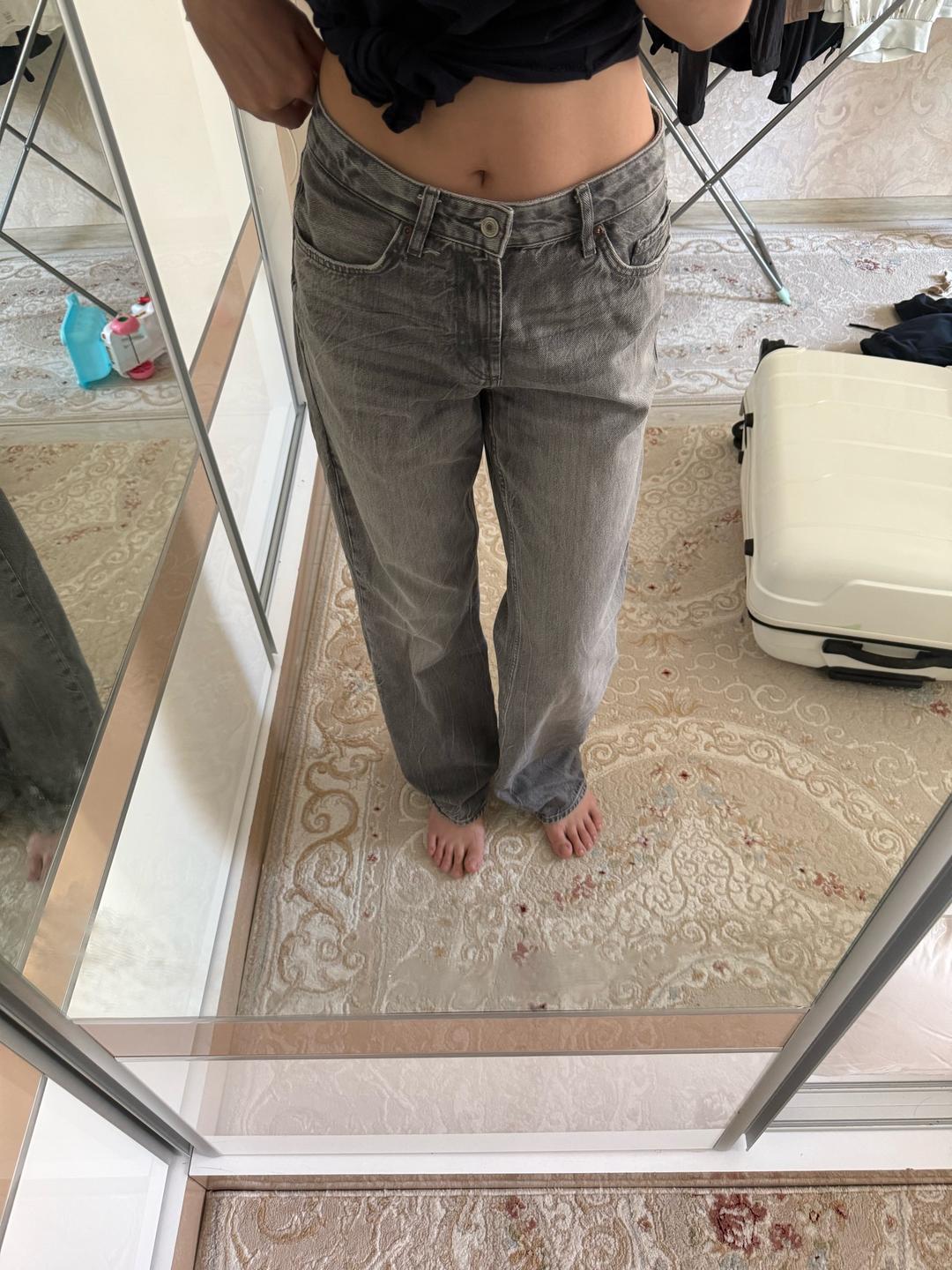 Zara Серые джинсы Zara — фото 2