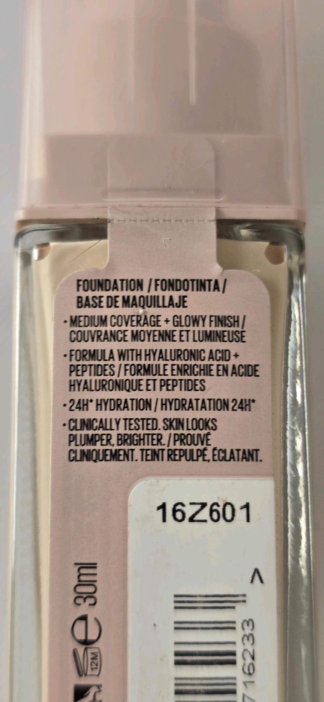 Maybelline Тональный крем Lifter Maybelline. Тон 110. — фото 2