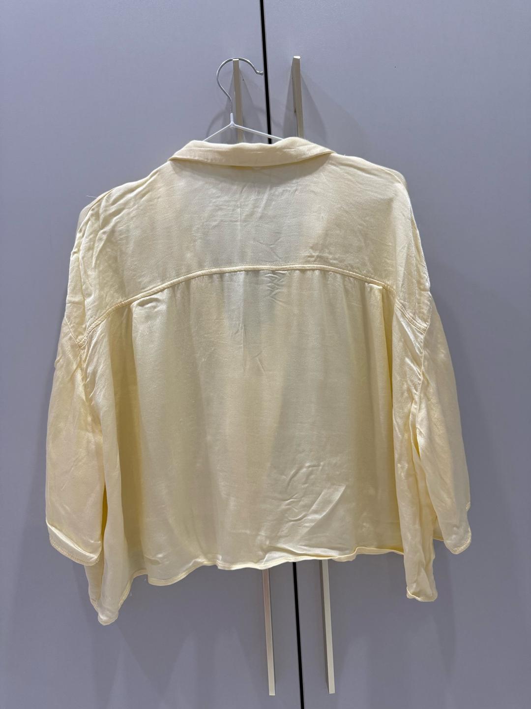 Zara атласной блузка Zara — фото 2