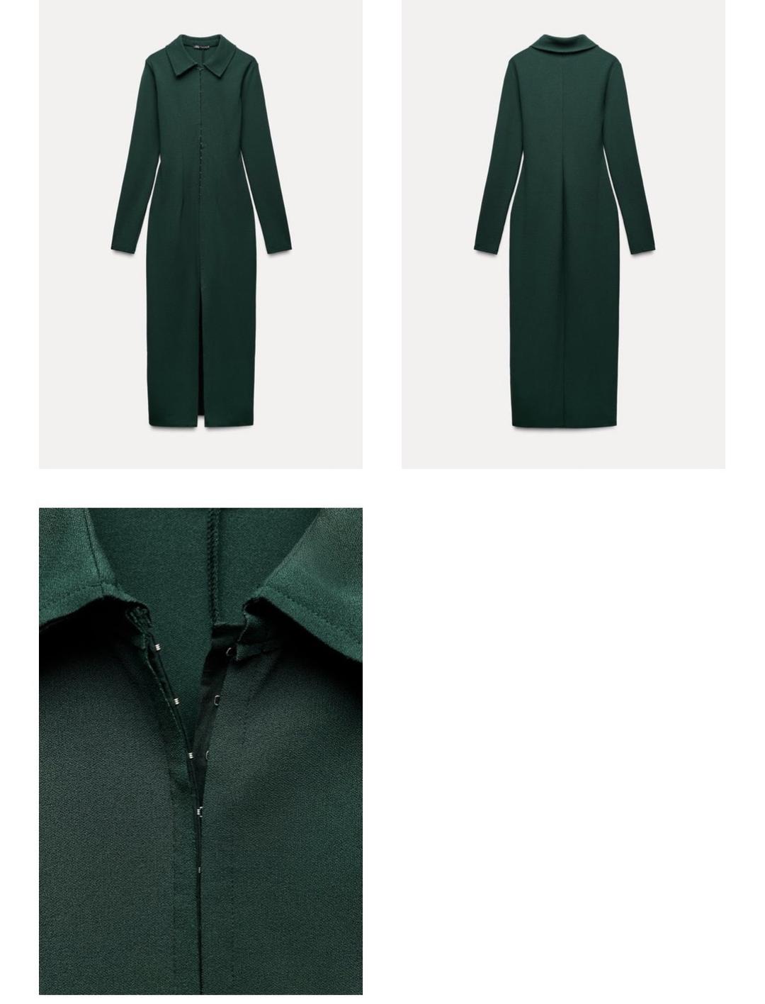 Zara Платье рубашка  — фото 2