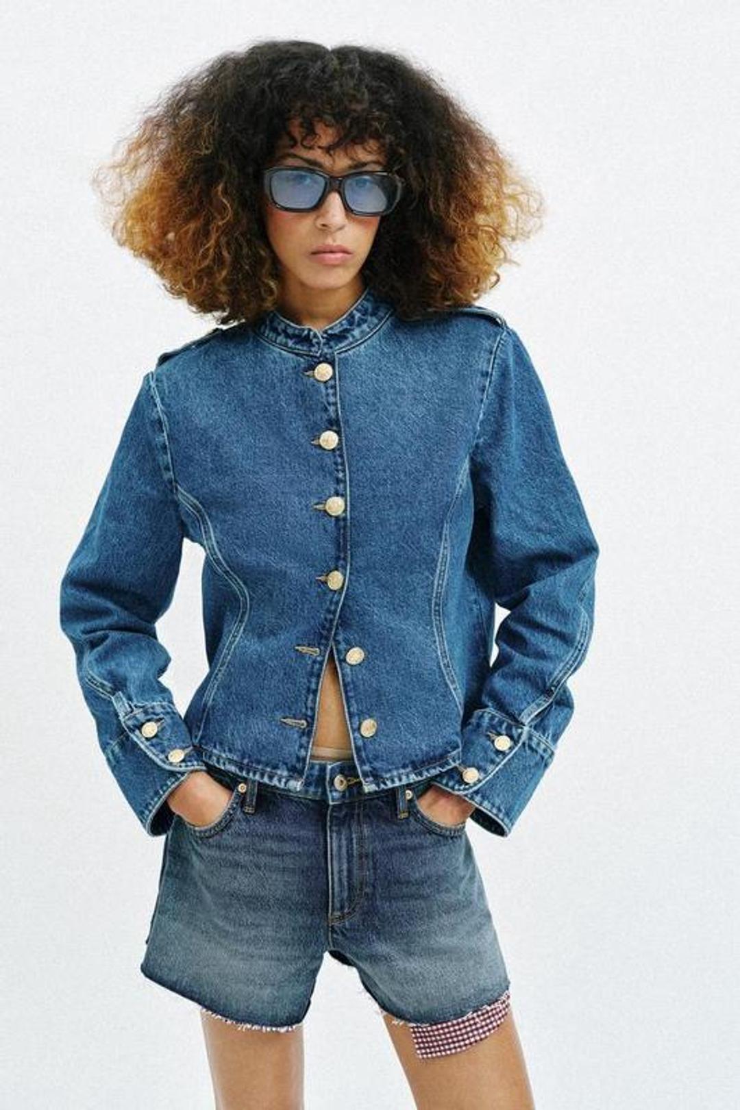 Zara Джинсовая куртка Zara — фото 2