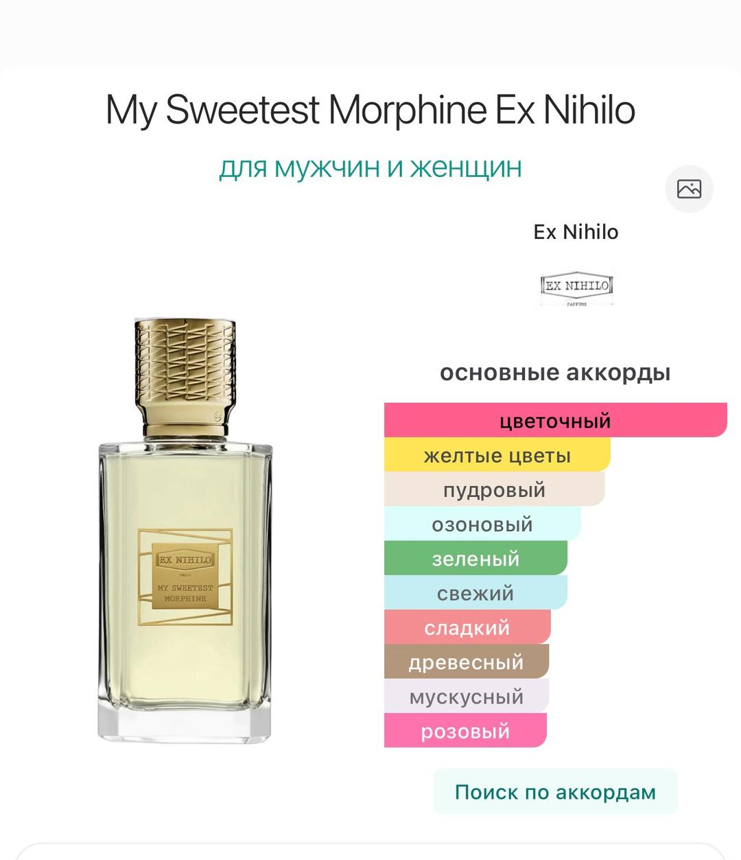 Ex Nihilo Парфюмерная вода Ex Nihilo - My Sweetest Morphine 7,5 ml — фото 2