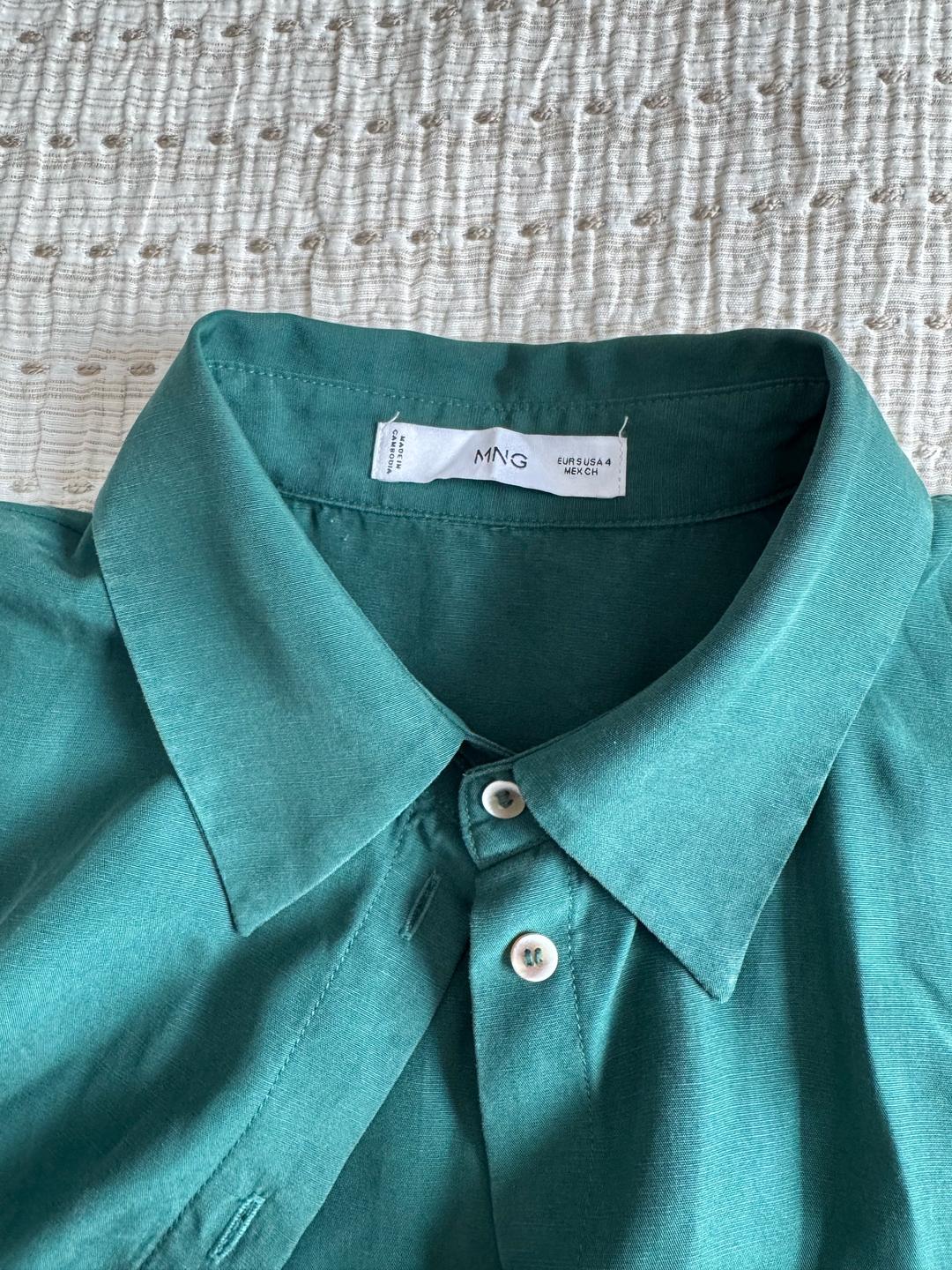 Mango Блузка-рубашка манго — фото 2