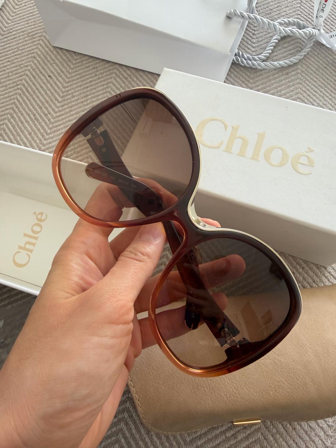 Chloé Солнцезащитные очки Chloé с футляром — фото 2