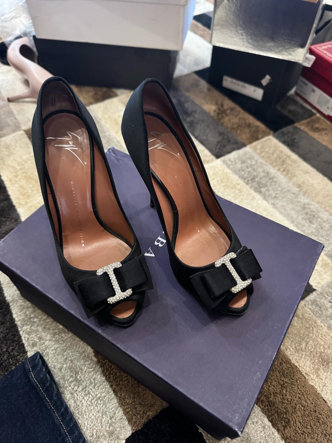 Giuseppe Zanotti Туфли черные вечерние — фото 2