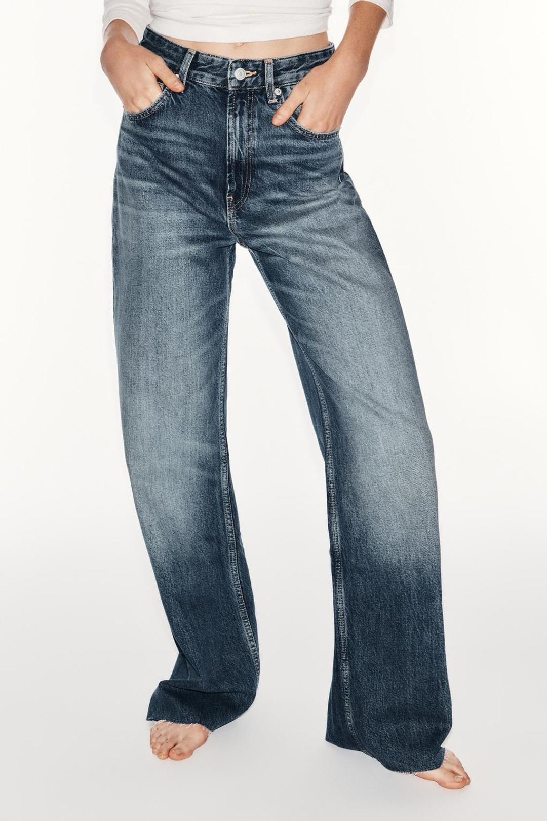 Zara Женские джинсы ZARA wide leg — фото 2