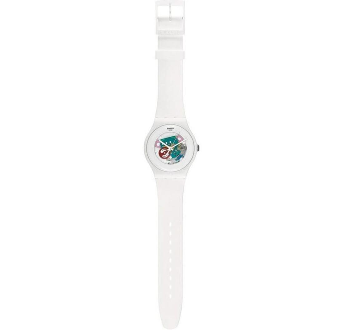 Swatch Swatch Lacquered Suow100 белые часы — фото 2