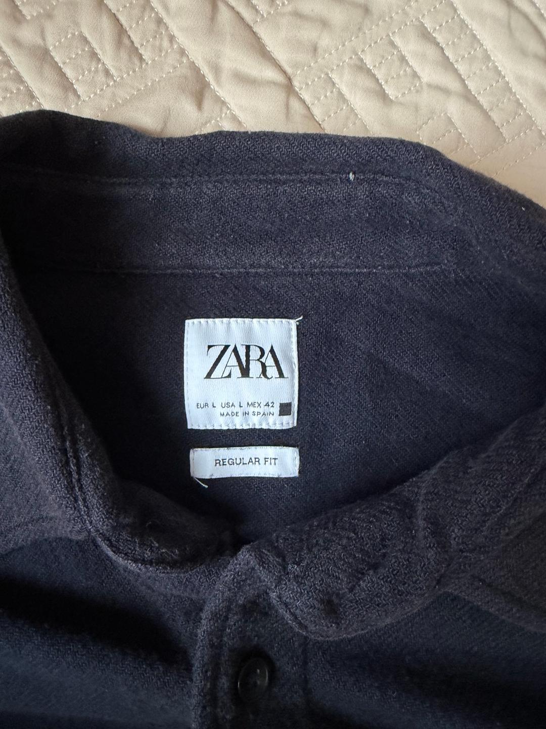 Zara рубашка ZARA regular fit — фото 2