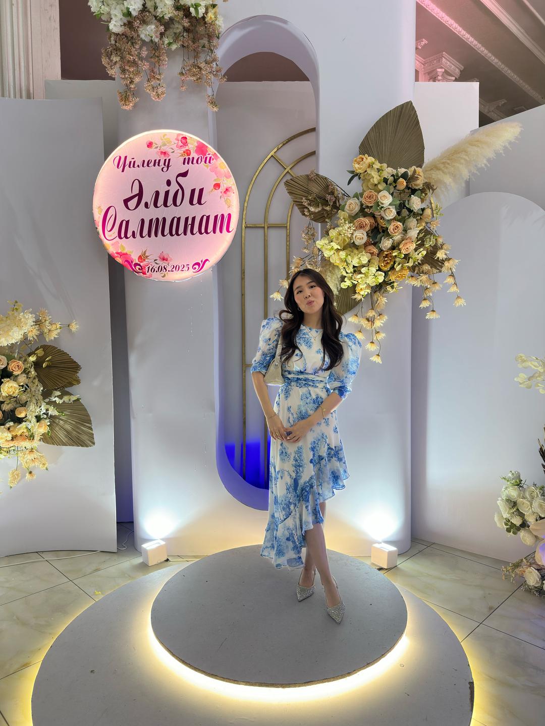 Stylish Платье от Stylish22 с принтом и асимметричным подолом — фото 2