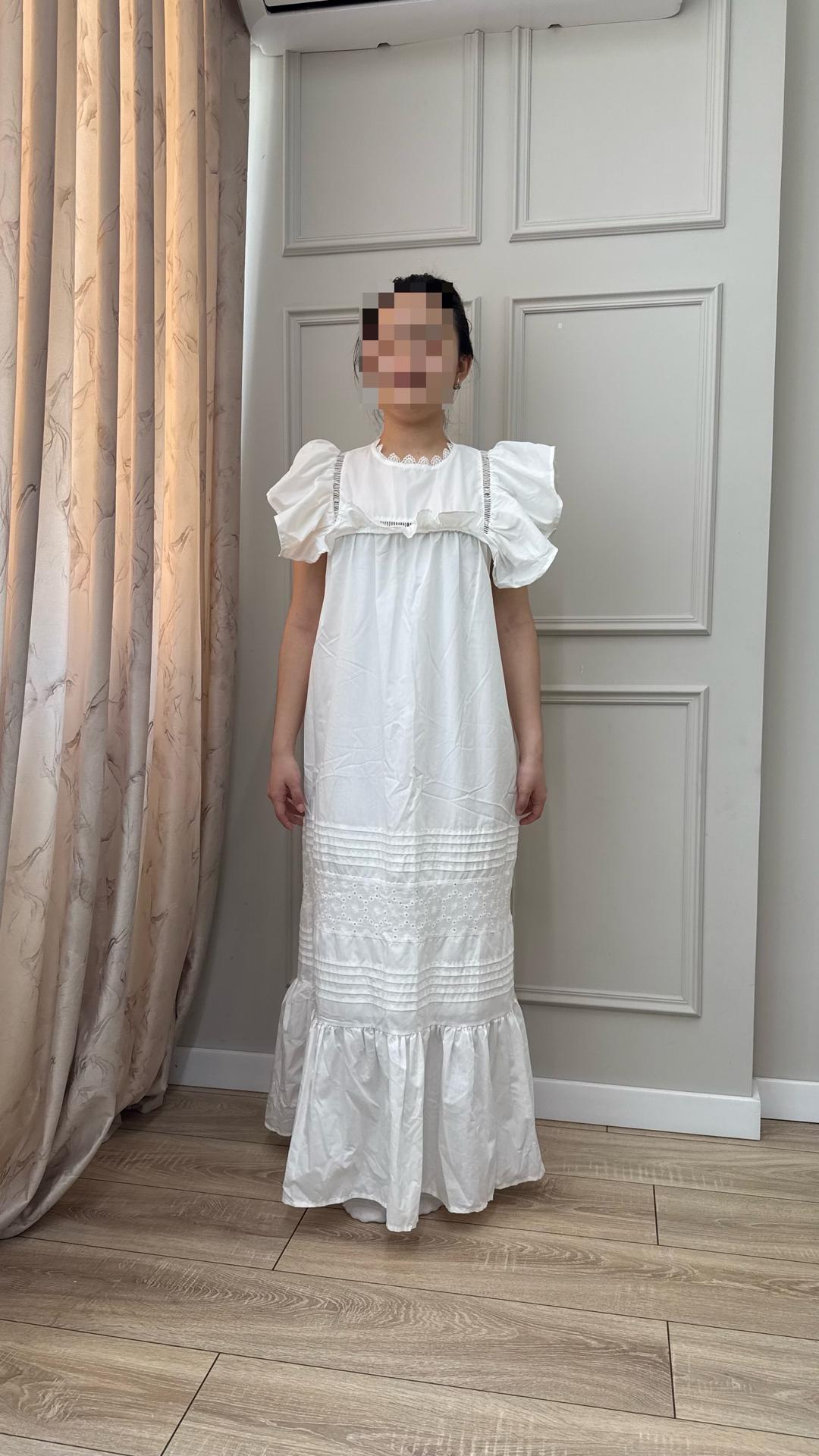 Elisa Белое турецкое платье — фото 2