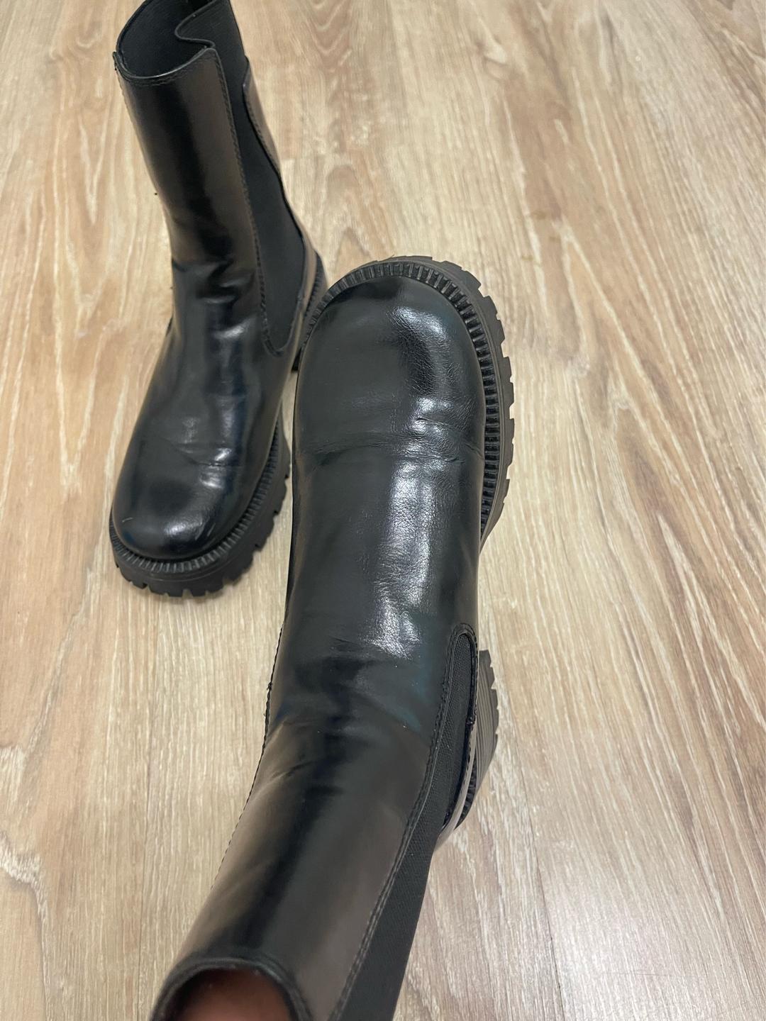 Zara Ботинки челси на рифленой подошве — фото 2