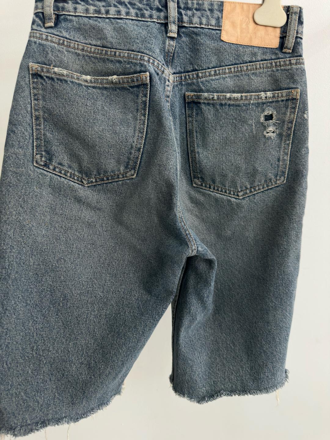 Zara Джинсовые шорты ZARA — фото 2