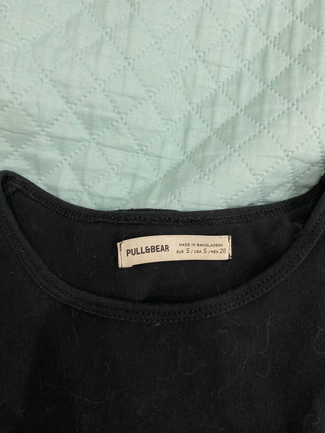 Pull & Bear Черное платье — фото 2