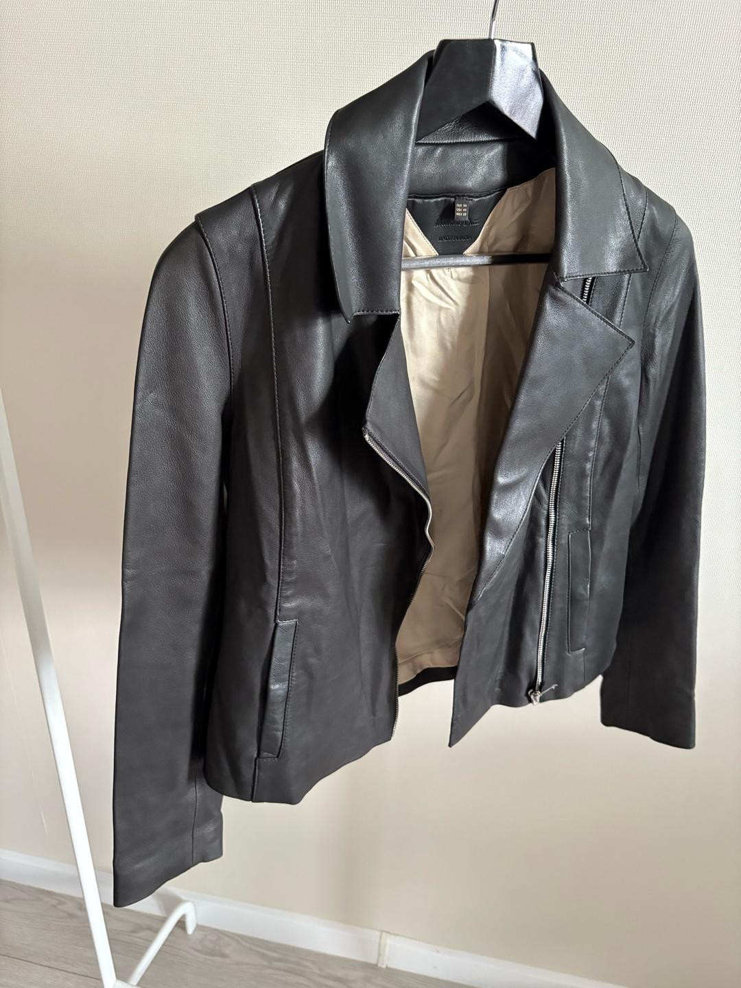Massimo Dutti Кожаная куртка Massimo Dutti — фото 2