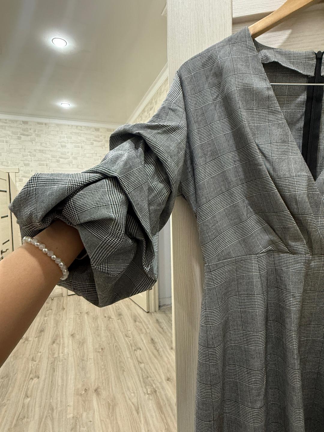 Zara платье Zara Woman в клетку — фото 2