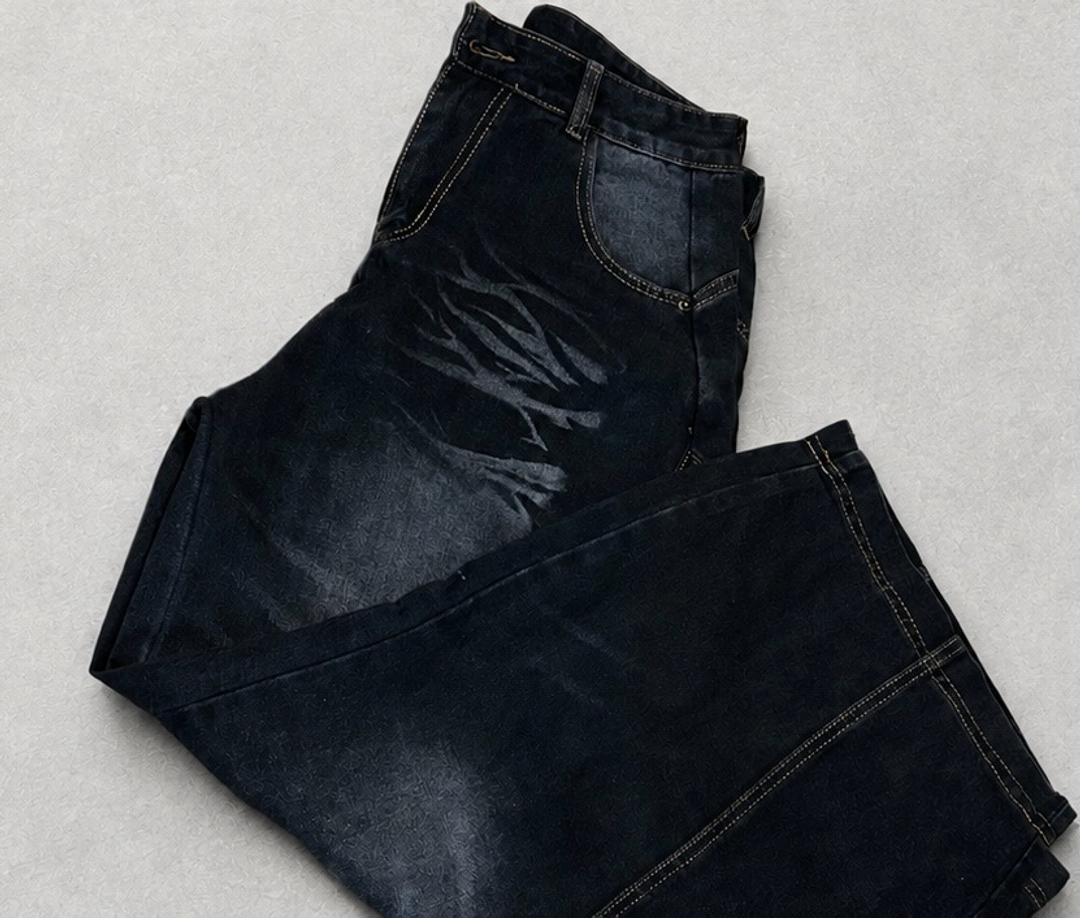 Нет бренда Baggy jeans черные — фото 2