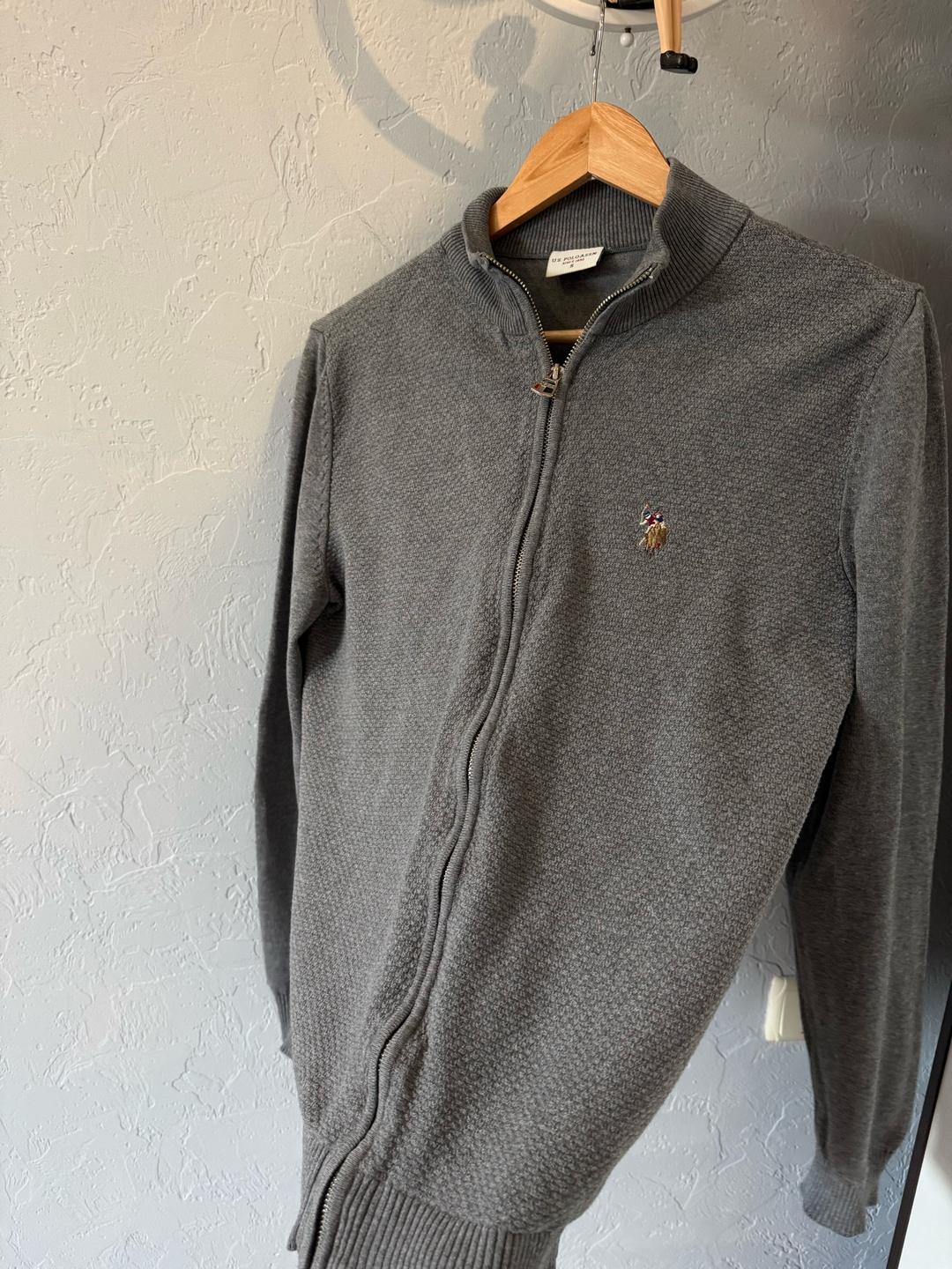 U.S. Polo Assn. Мужской кардиган U.S. Polo Assn. на молнии — фото 2
