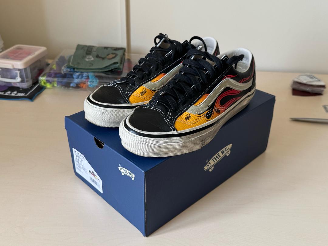 Vans Кеды Vans Old Skool LX Flame Black — фото 2