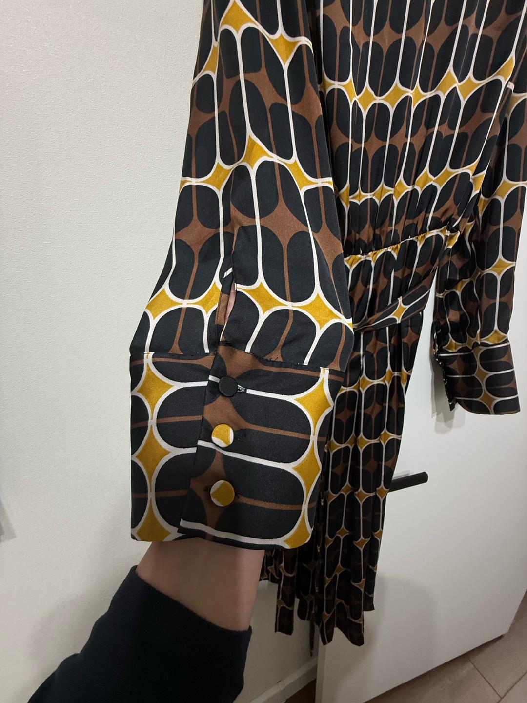 Zara Платье миди с принтом — фото 2