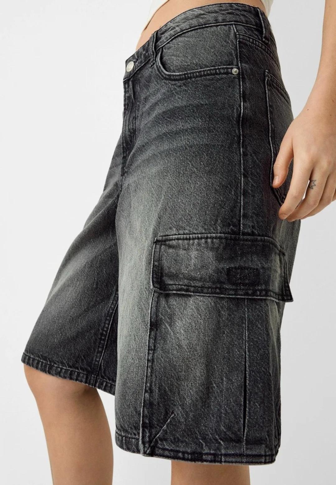 Bershka Bershka baggy cargo шорты 32 размер — фото 2