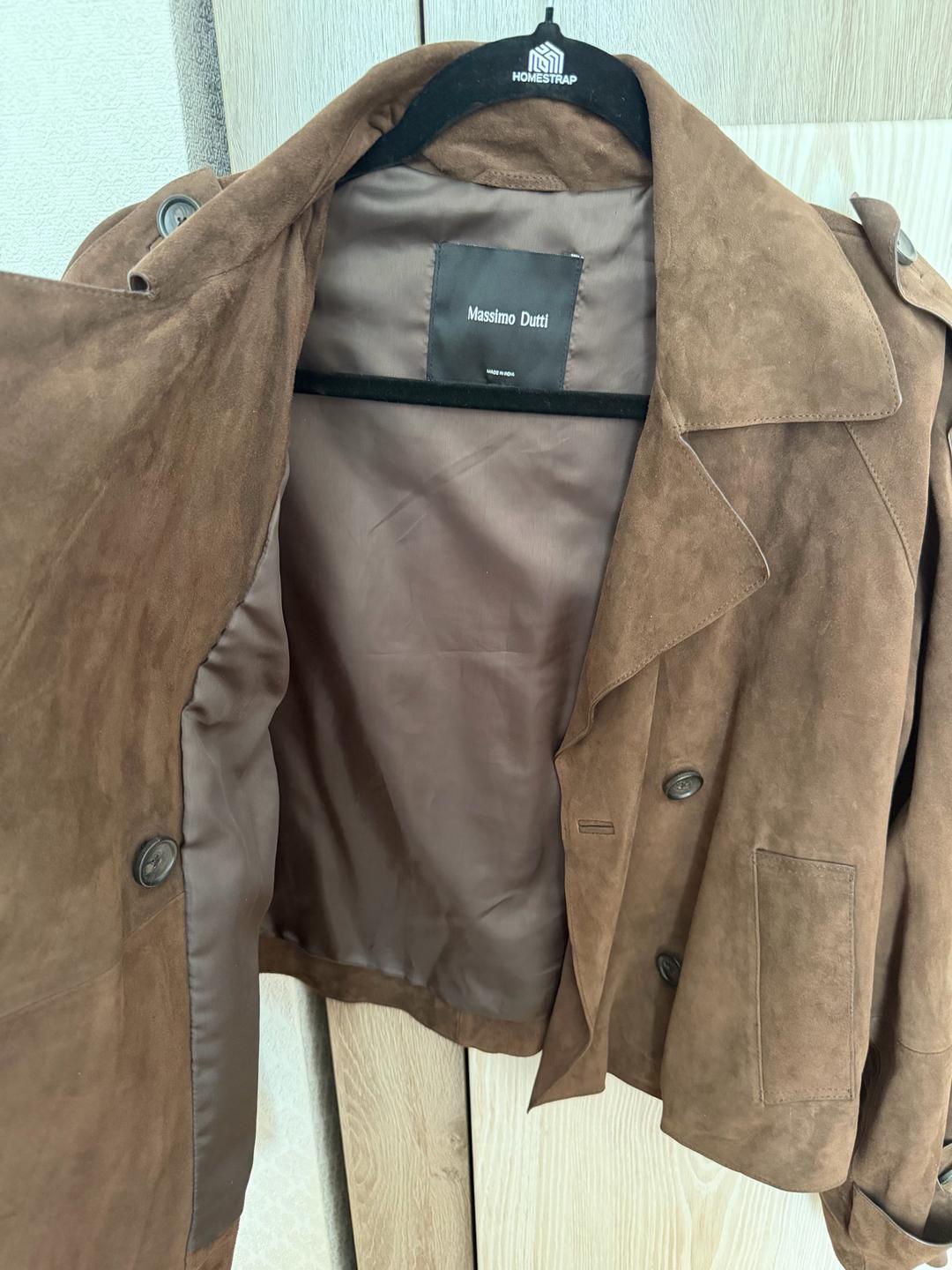 Massimo Dutti Замшевая куртка Massimo Dutti — фото 2