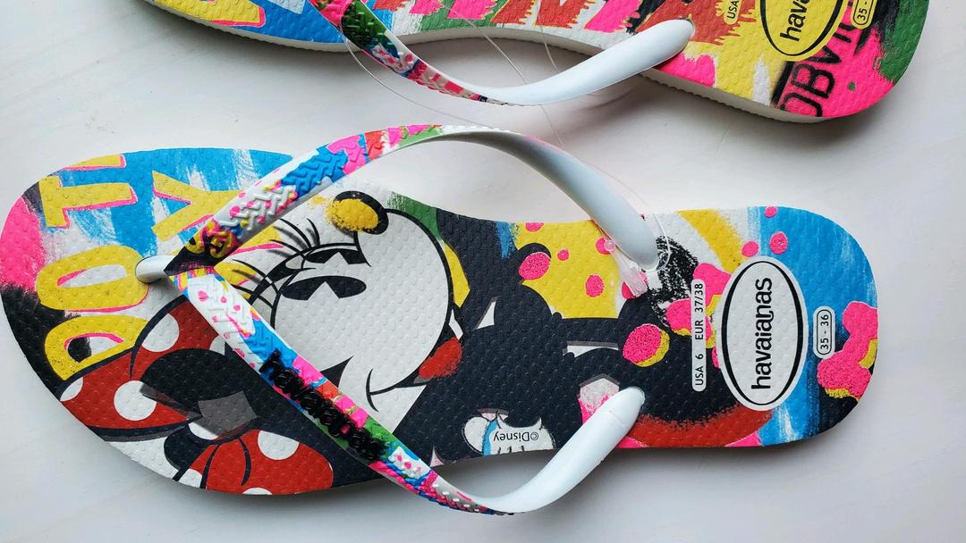 Havaianas сланцы Havaianas unisex flip flops Disney Minni mouse разм USA 6, EU 37/38 новые — фото 2